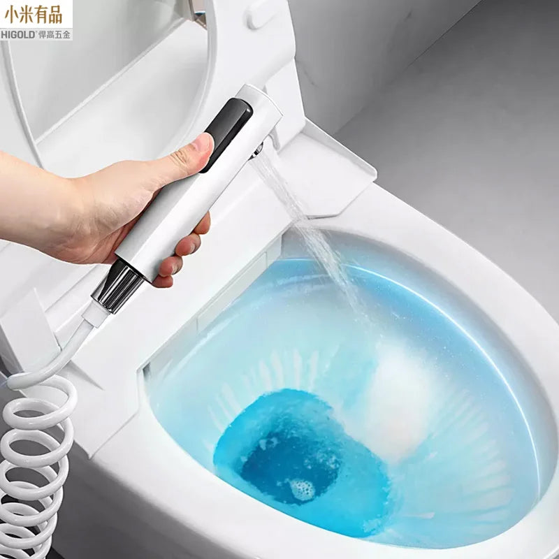 For Xiaomi Youpin Toilet Stainless Steel Handheld Faucet Pressurized Flusher Bidet Sprayer Set Shower Water Nozzle Sprayer