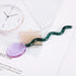 Hot Creative Glass Milk Spoons Colored Transparent Coffee Dessert Stirring Spoon Long Handle round Kitchen Tableware Stirrer Rod