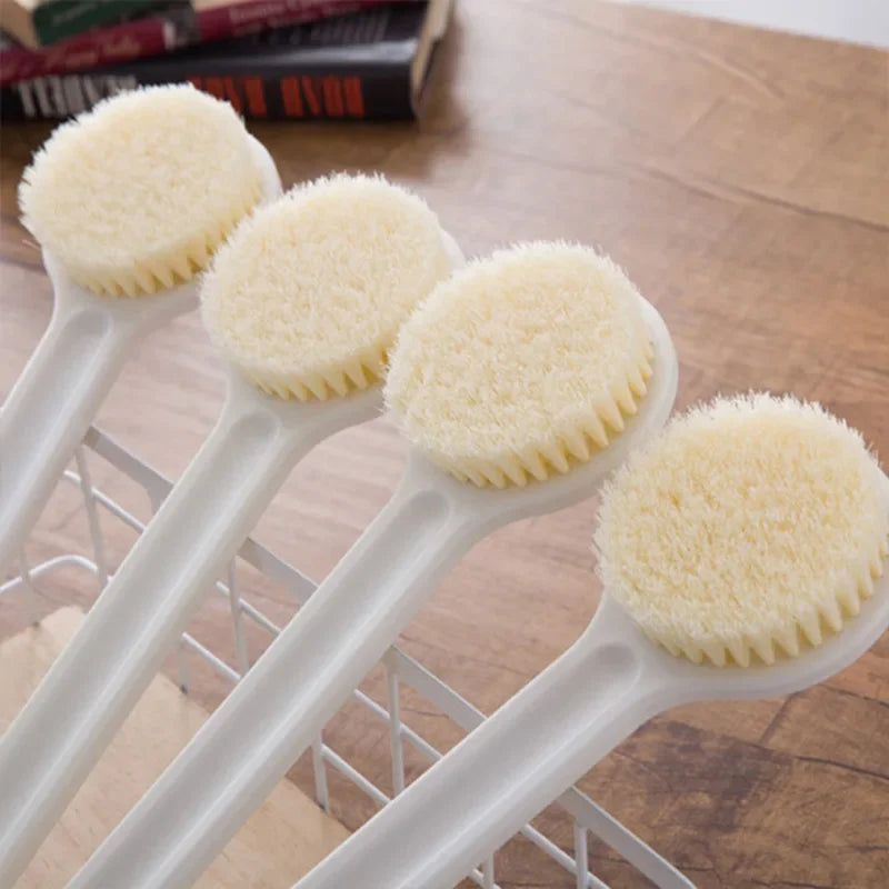 2023New Bath Brush Long Handle Exfoliating Scrub Skin Massager Exfoliation Bathroom Brush Back Body Bath Shower Cleaning Brushes