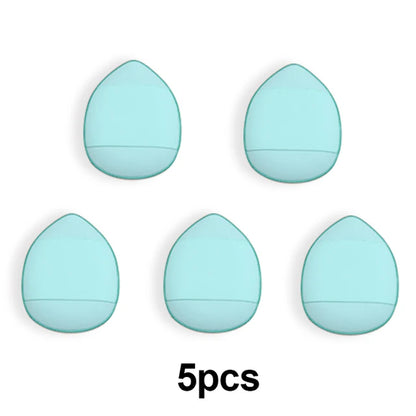 5/10Pcs Mini Finger Puff Foundation Small Air Cushion Powder Sponge Face Concealer BB Cream Cosmetic Applicator Makeup Tools