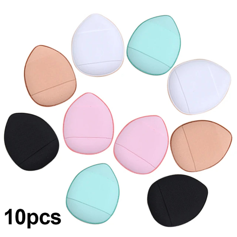 5/10Pcs Mini Finger Puff Foundation Small Air Cushion Powder Sponge Face Concealer BB Cream Cosmetic Applicator Makeup Tools